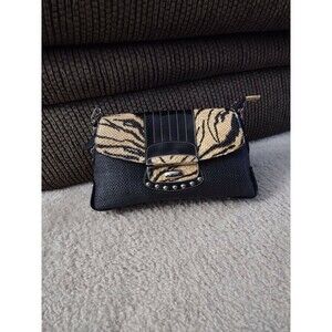 **Sale** The Find black and animal print handbag